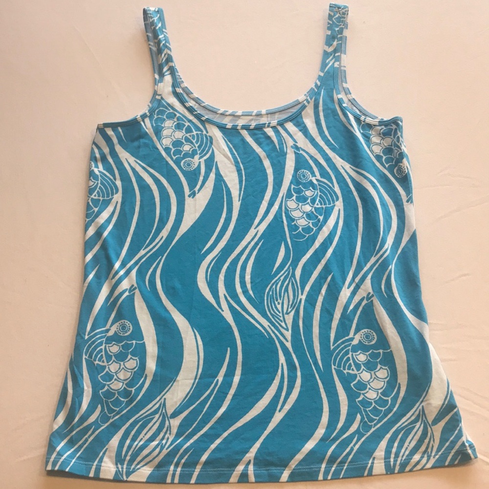 Lilly Pulitzer Koi fish Tank